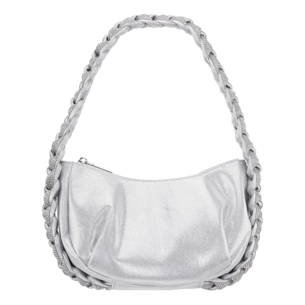 Nina Braided Detail Hobo Bag